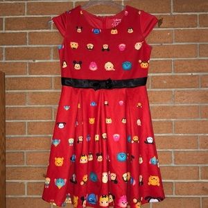 ❣️DISNEY TSUM TSUM❣️CHARACTERS DRESS WITH RIBBON❣️